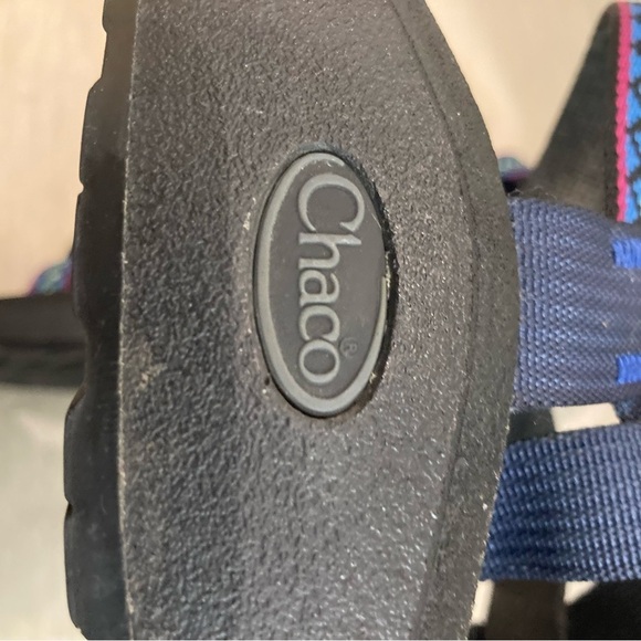 CHACO Sz 12 ZX1 Classic Burst Cloud Sole Comfort Toe Wrap Slip On Sandals - Picture 6 of 11